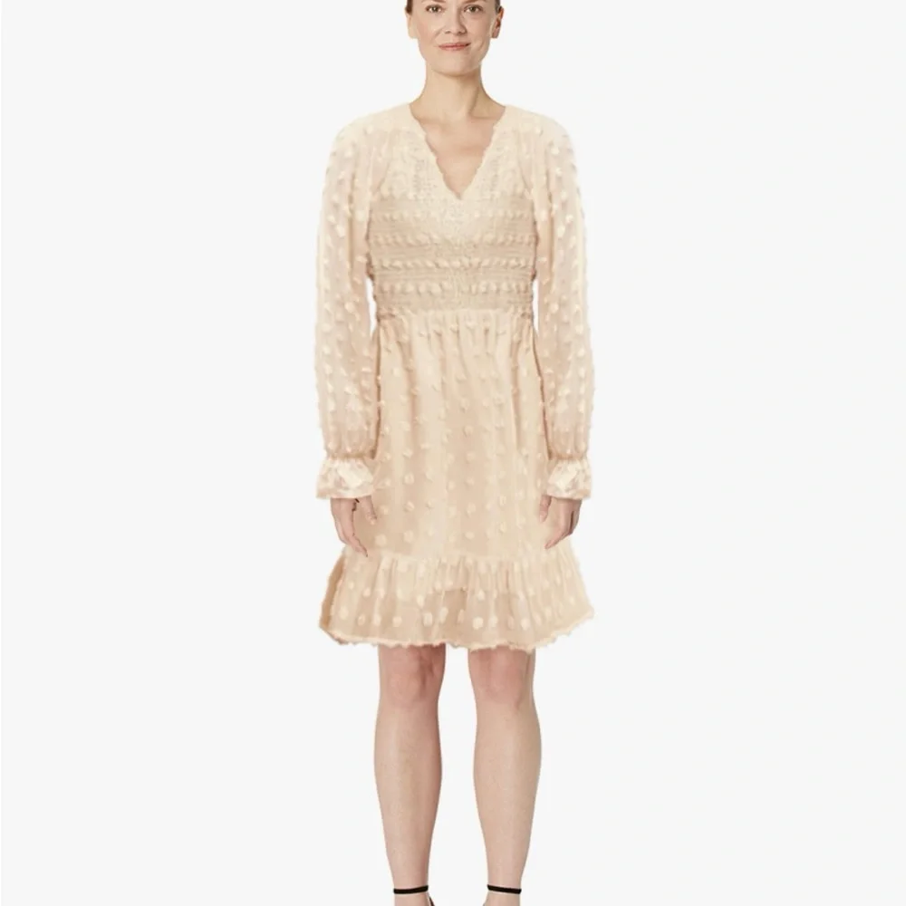 BTFBM Cream Polka Dot Dress - Picture 1 of 10